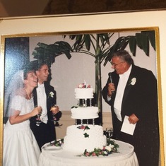 Dad at our wedding