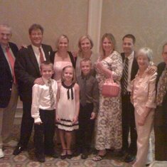 Family at Girls Inc event honoring Molly Jackson