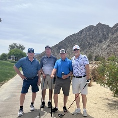 Golfing in Palm Springs 