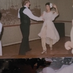 1990 wedding..Pat dancing with the Bride. I was Pat's buddy and dance partner!..Liz Lebron