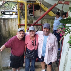 With Cona and Kevin Falcon at coffee plantation in Colombia