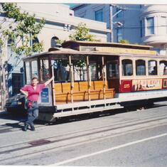 In Front Of San Francisco Cable Car