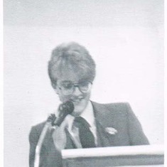 Patrick Graduation Speech 1984 HGS Yearbook - editors: Brigid Roscoe and Katherine Bishop