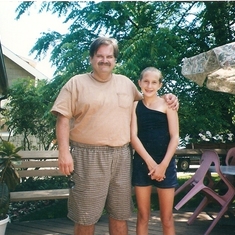 Dad & Emily, Summer 2001 (#1)