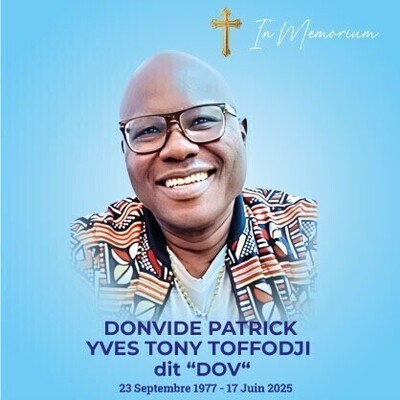 Patrick Yves Tony Toffodji Donvide