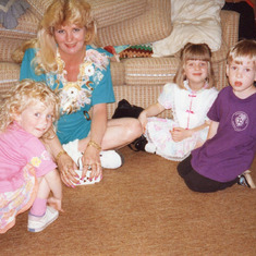 Aunt Patty loved hanging with the kids!