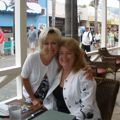 Patty and her good friend Barbara at Catalina Island