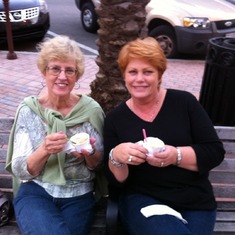 Mom and Donna hangin' out in Florida