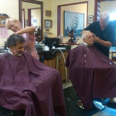 Dad loved that barber!