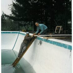 Renovating the Pool w Dad!!!