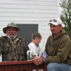 Paul and Dad, Canadian fishing trip, 2008.