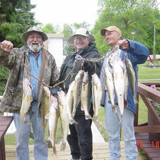 Dad, Uncle Regg, and Paul. Canadian fishing trip, 2002