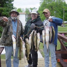 Dad, Uncle Regg, and Paul. Canadian fishing trip, 2002.