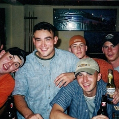 Paul and some Marine buddies.