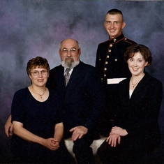 Family photo taken December 1999, when Paul was home on leave following boot camp.