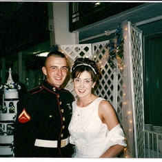 Paul and me at my wedding, 2001.