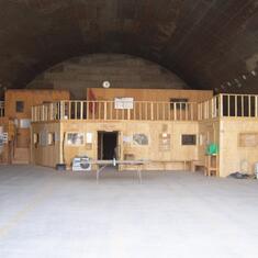 Camp Al Taqaddum in Iraq. This was the inside of the building where Paul worked.