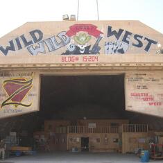 Camp Al Taqaddum in Iraq. This was the building where Paul worked.