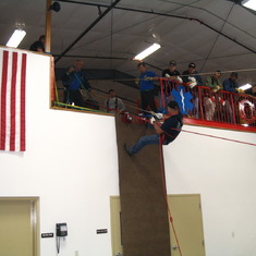 Training session for Clarkson's Volunteer Fire Department