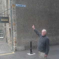 Paul had to have this "Butts Wynd" pic when he was in St. Andrews