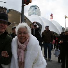 Dad and Grandma visit World Trade Center for first time since rebuilding