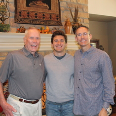 2017 Thanksgiving - Dad, Michael and P2