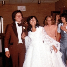 Paul and Margaret's wedding day