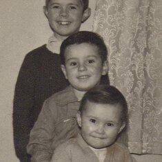 Paul and his older brother Dayle and younger sister Sue.Taken around 1963