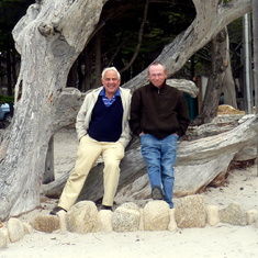 Pav & Paul visiting Carmel 2012