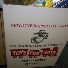 Toys For Tots: annual contribution in Paul's name