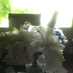 White Lily arrangement