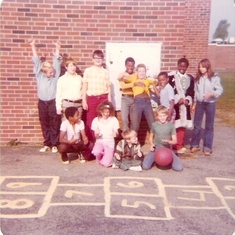 Paul with classmates 1978