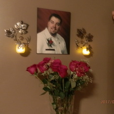 Roses for Our angel on the 19th anniversary