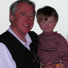 Paul and first grandson, Connor Powers