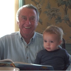 Paul and Grandson Zachary in New Boston