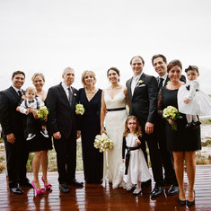 Mom and Dad, his kids and his grandkids - Genna and Mike's Wedding October 2014