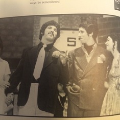Paul as Sky Masterson in High School Musical 'Guys and Dolls'