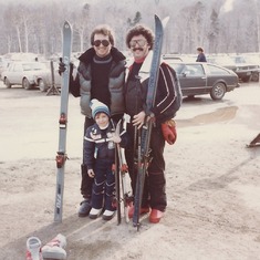 Paul, Richie and Reed Skiing