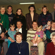 The Lauritzen family in 1993.