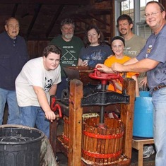 Making Apple Cider  (Photo published in Whitewater Banner, Fall 2013)