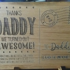Daddy fathers day 2016