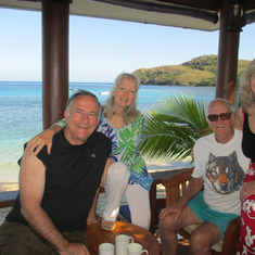 Fiji 2016, with Joanna, Ole & Su (Joanna's father & sister)