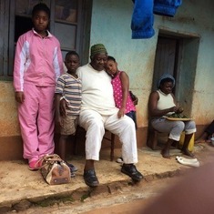 Baba Compound Bamfem with the grand babies!