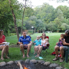 One of many family bonfires