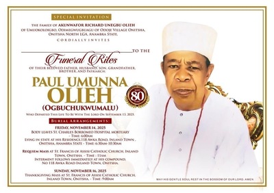 Paul Umunna Olieh