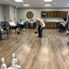 Mom bowling at age 100