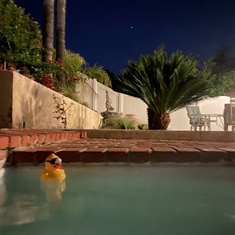 Jacuzzi at night