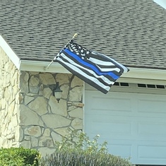 Police COVID flag