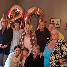 THIS IS PAULA NANA,S 80 BIRTHDAY AND THE FIRST TIME SHE HAS HAD ALL HER DAUGHTERS WITH HER SEPT 2020 