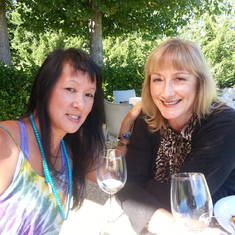 Paula & Misha - Birthday lunch at Carrick Winery, Central Otago, New Zealand _ April 2014